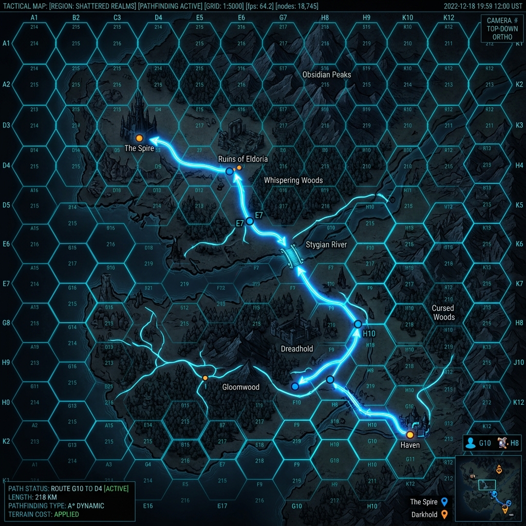 游戏 AI 寻路：从 A* 到 Navigation Mesh